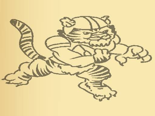 Tiger Coloring Book Puzzle game thumbnail