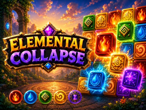 Elemental Collapse Puzzle game thumbnail