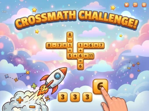 Crossmath Challenge Puzzle game thumbnail