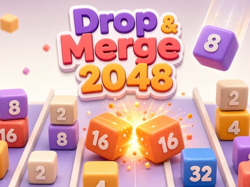 Drop &amp; Merge 2048 Puzzle game thumbnail