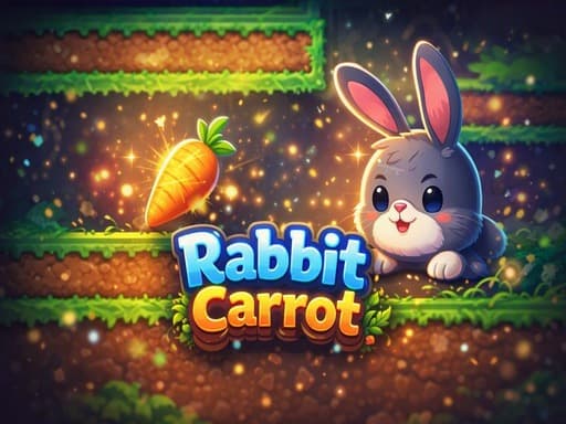 Rabbit Carrot Puzzle game thumbnail
