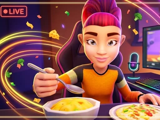 Live Eating Simulator Girls game thumbnail