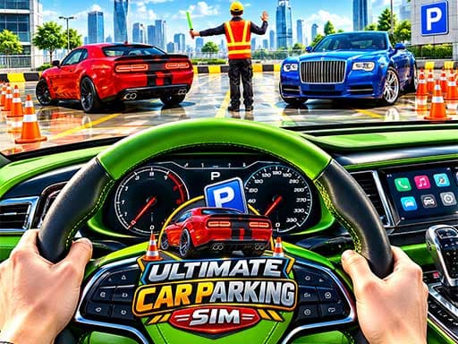 Ultimate Car Parking Sim Racing game thumbnail