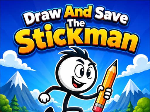 Draw And Save The Stickman Puzzle game thumbnail