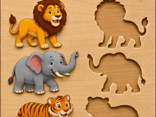 Cute Animal Puzzle Game Puzzle game thumbnail