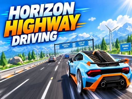 Horizon Highway Driving Racing game thumbnail