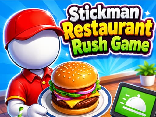 Stickman Restaurant Rush Game Racing game thumbnail