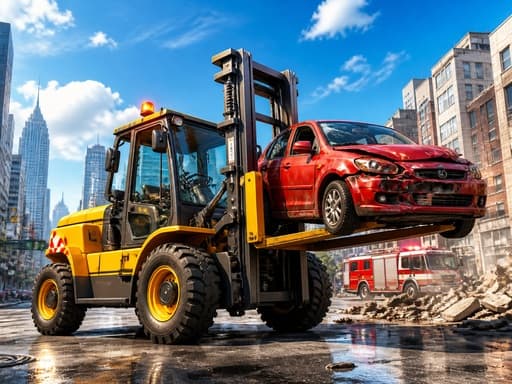 City Rescue Forklift Simulator Action game thumbnail