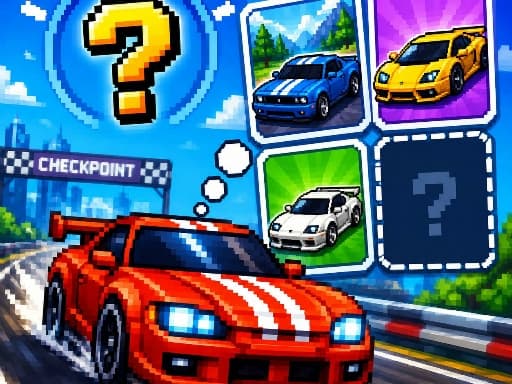 Pixel Car Memory Quest Racing game thumbnail